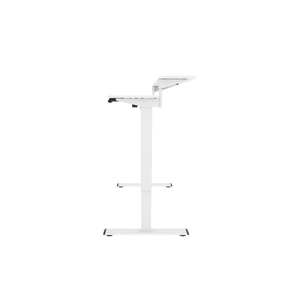 Standing Split Computer Work Task Study Office Desk - White/White White Fast shipping On sale