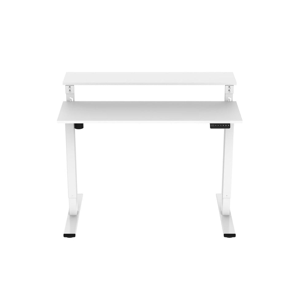 Standing Split Computer Work Task Study Office Desk - White/White White Fast shipping On sale