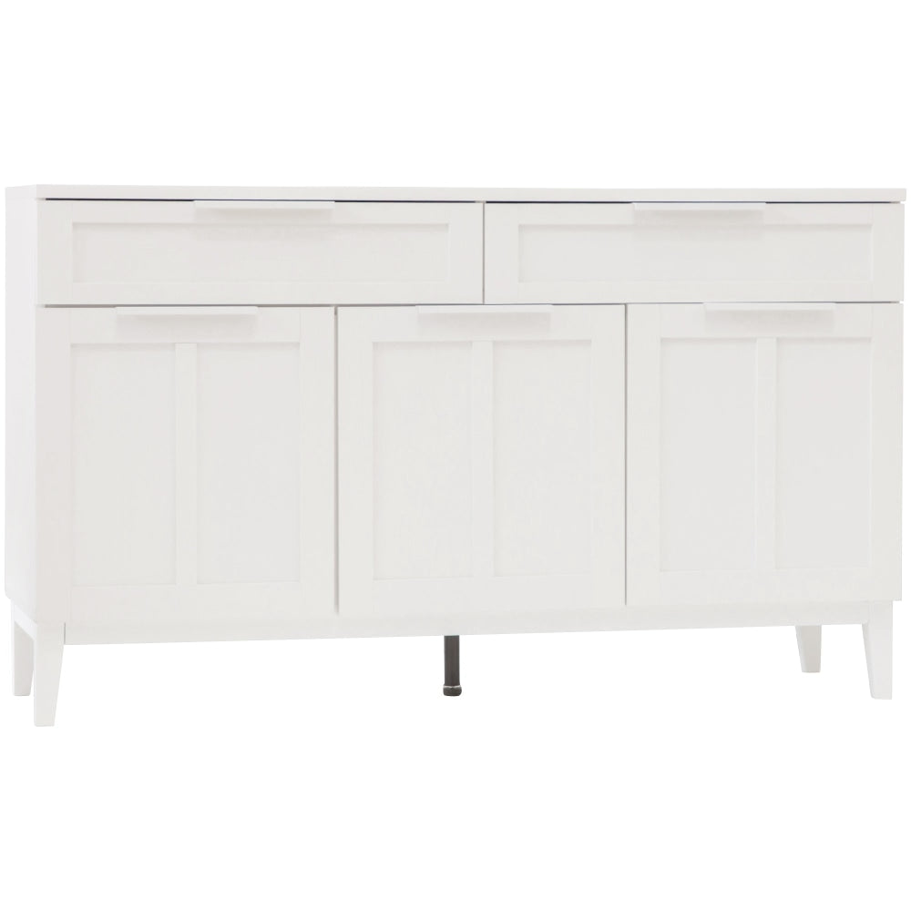 Stanley Modern Classic Buffet Unit Sideboard Cupboard W/ 3-Doors 2-Drawers - White & Fast shipping On sale