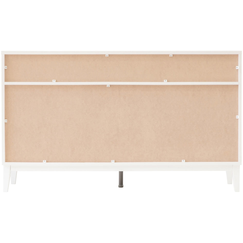 Stanley Modern Classic Buffet Unit Sideboard Cupboard W/ 3-Doors 2-Drawers - White & Fast shipping On sale