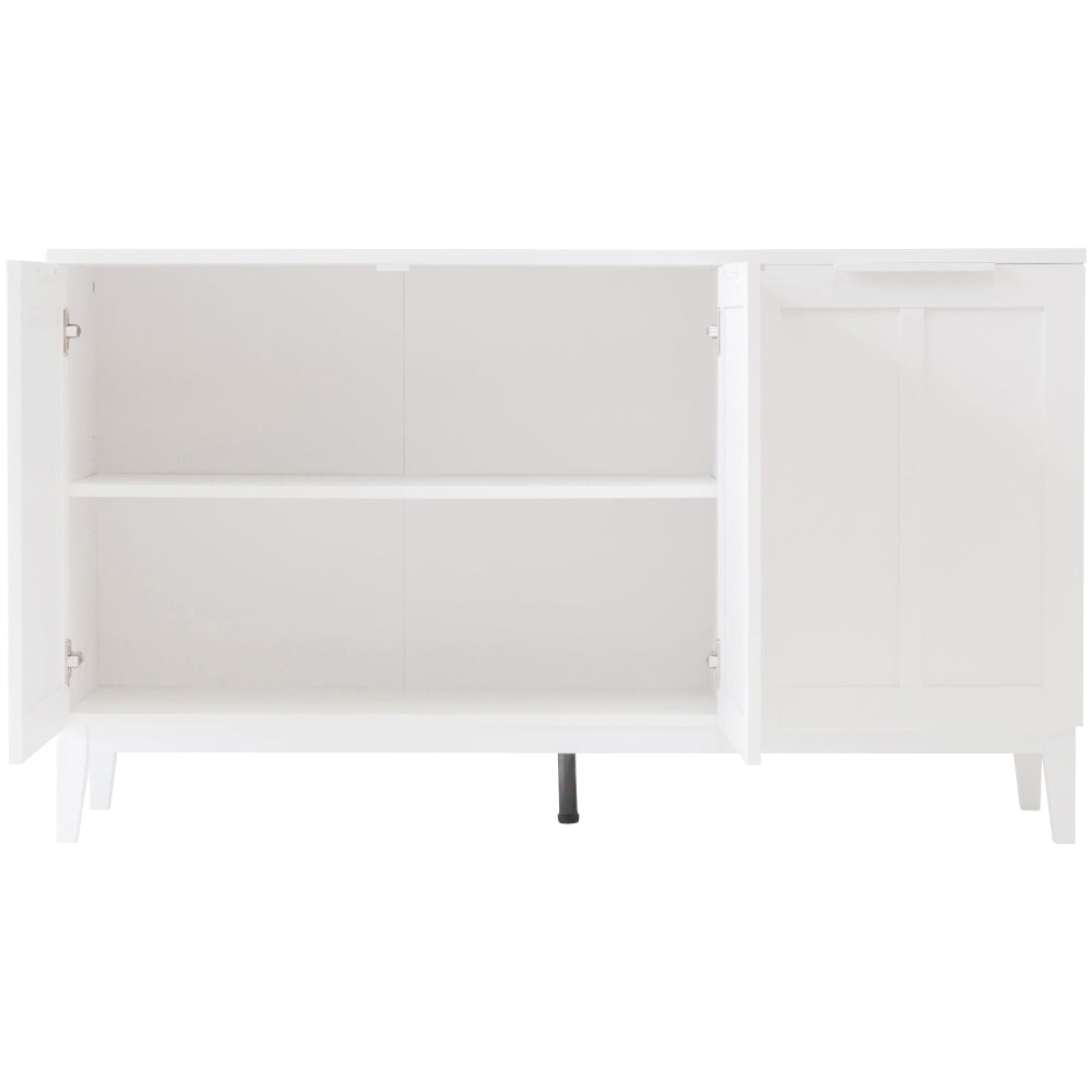 Stanley Modern Classic Large Buffet Unit Sideboard Cupboard W/ 3-Doors - White & Fast shipping On sale