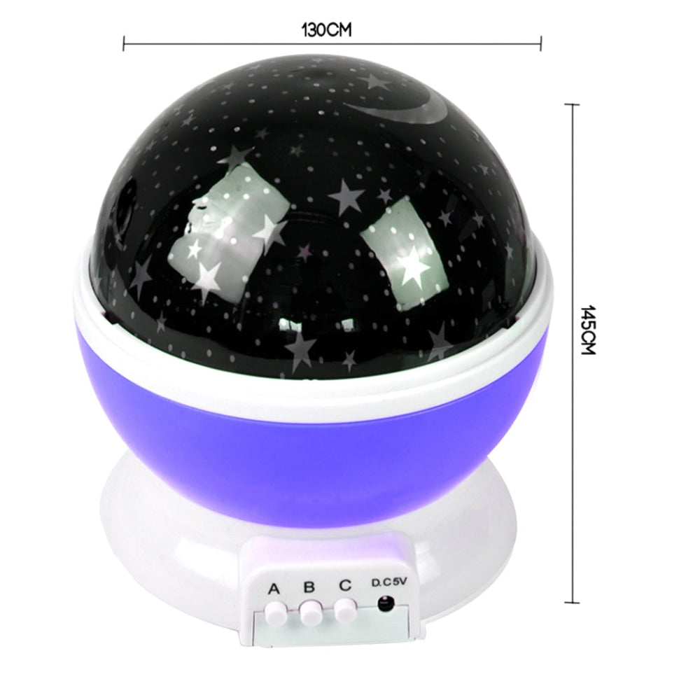 Star Moon Sky Starry Night Projector Light Lamp For Kids Baby Bedroom Purple Decor Fast shipping On sale