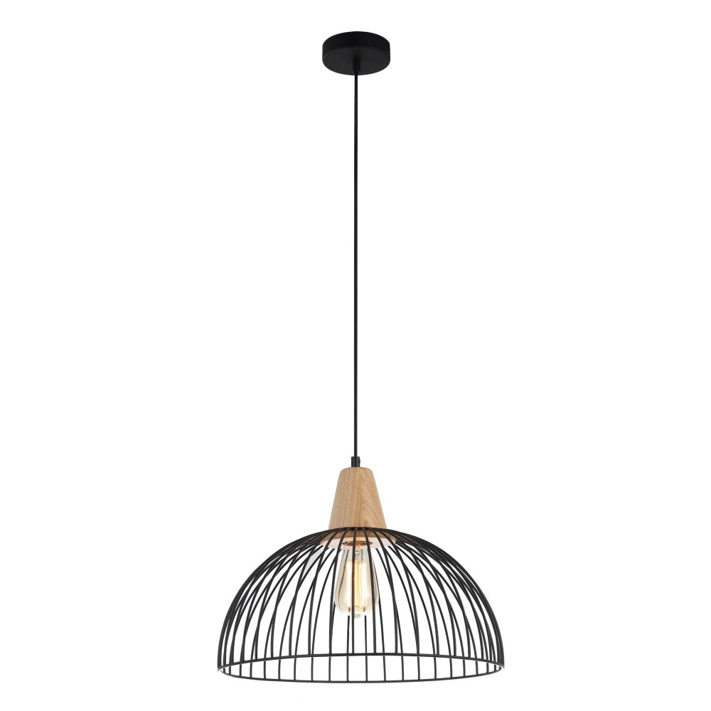 STRAND Pendant Lamp Light Interior ES Black Small Wire Dome OD400mm Fast shipping On sale