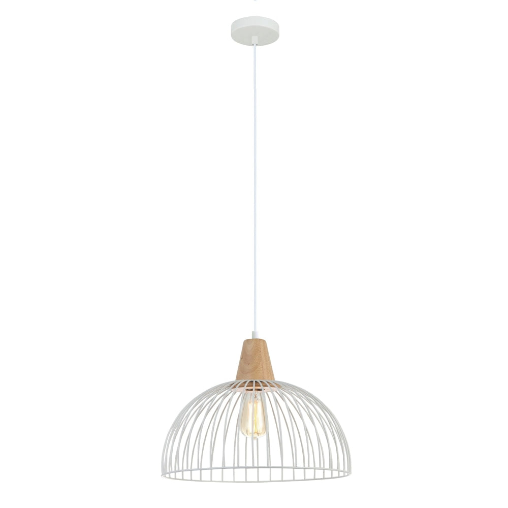 STRAND Pendant Lamp Light Interior ES White Small Wire Dome OD400mm Fast shipping On sale