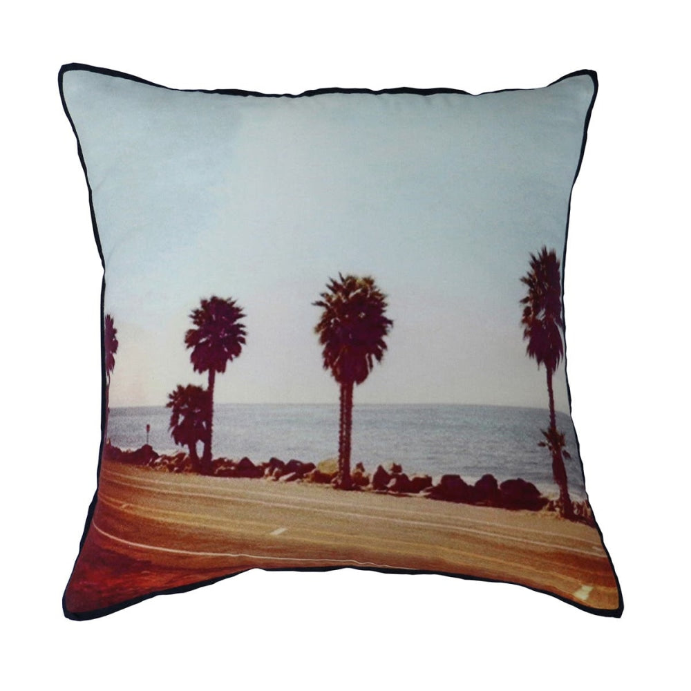 Sunset Decoration Plush Cotton Cushion Pillow Coastal Print Fast shipping On sale