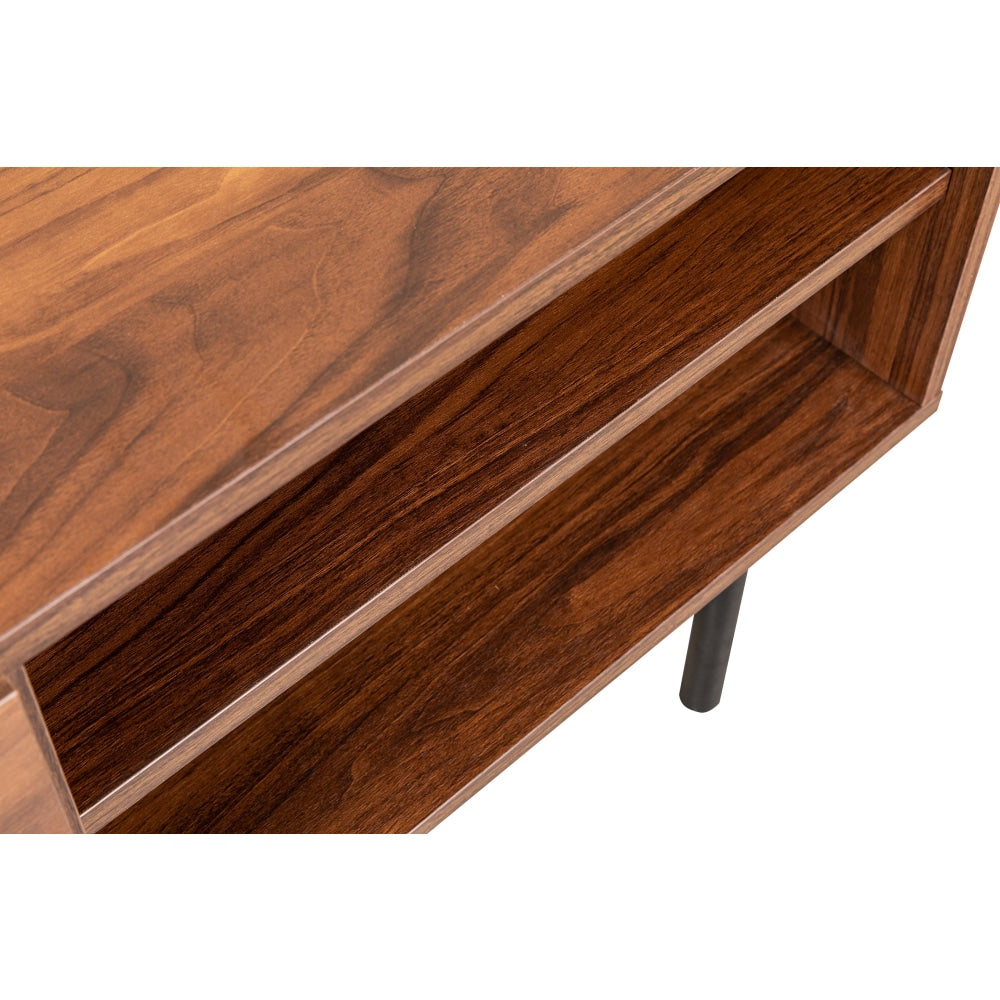Sweden Lowline TV Stand Entertainment Unit 150cm - Dark Timber Fast shipping On sale