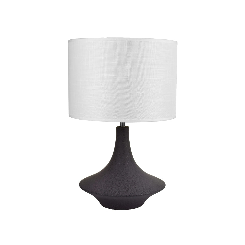 Symphony Curvy Modern Ceramic Table Lamp Light Small Black Fast shipping On sale