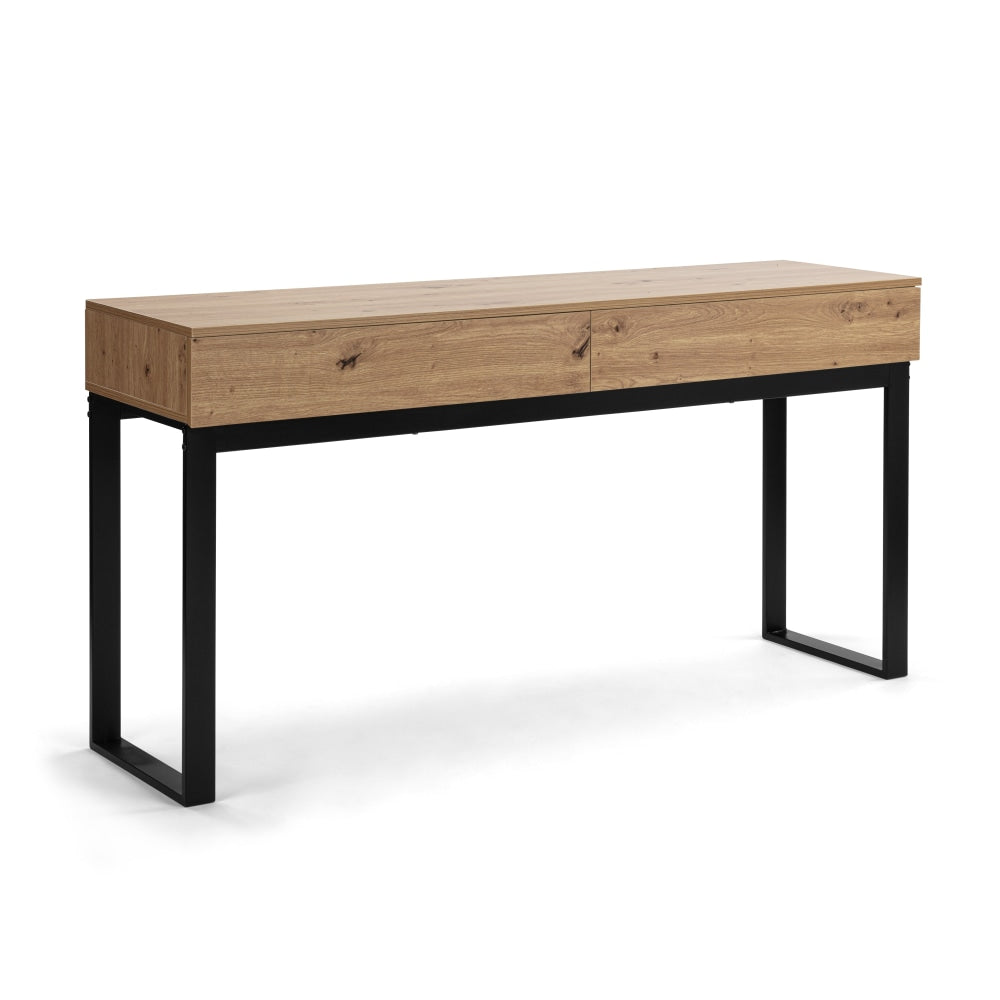 Talia Hallway Console Hall Table W/ 2-Drawers - Oak/Black Fast shipping On sale