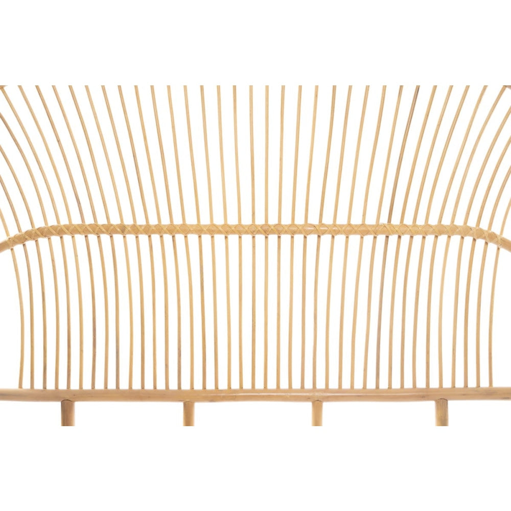 Teagan Rattan Eco Friendly Bed Head Headboard Queen Size - Natural Fast shipping On sale