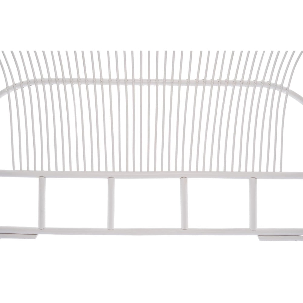 Teagan Rattan Eco Friendly Bed Head Headboard Queen Size - White Fast shipping On sale