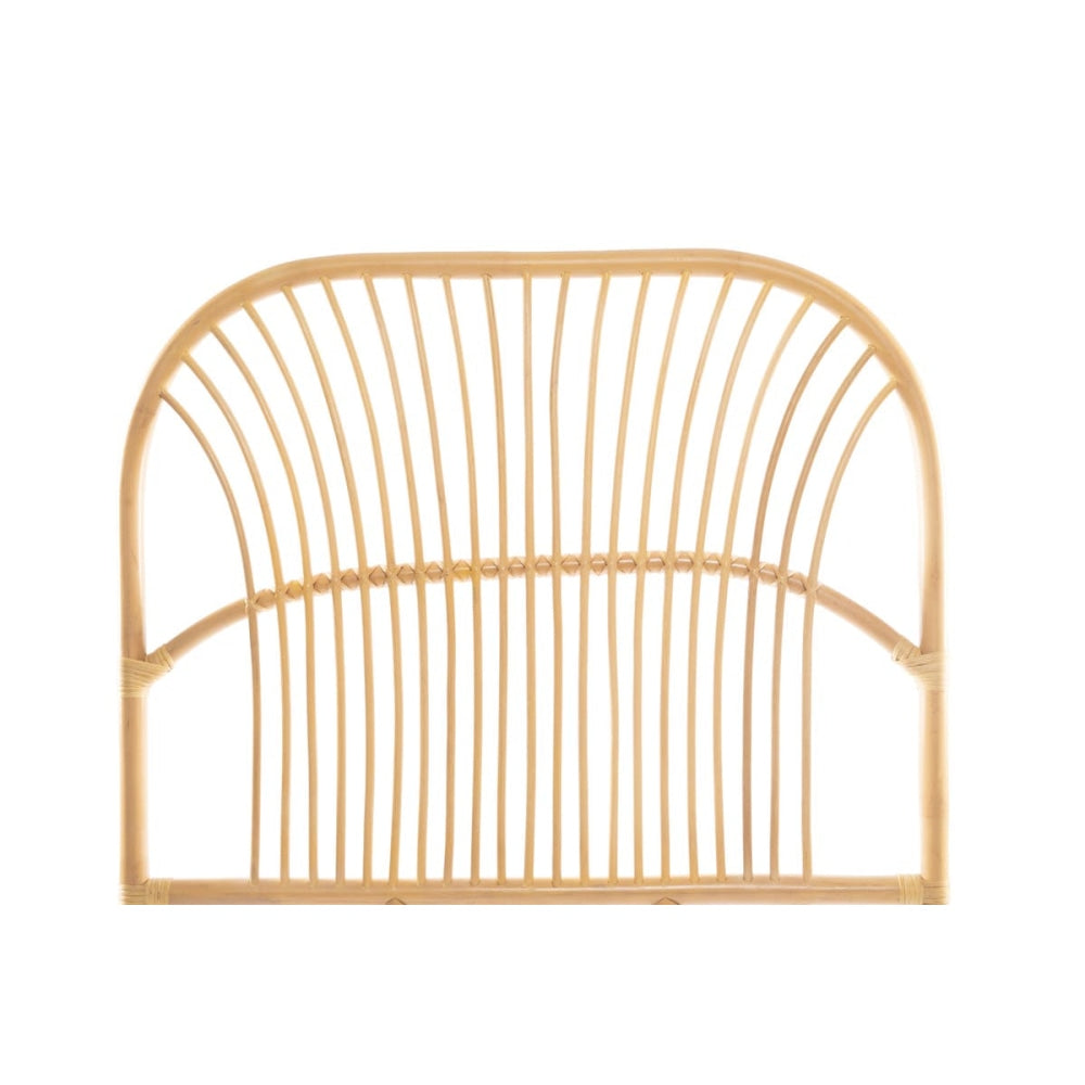 Teagan Rattan Eco Friendly Bed Head Headboard Single Size - Natural Fast shipping On sale