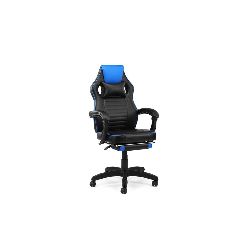 Tempest PU Leather Office Computer Work Task Gaming Chair - Blue Fast shipping On sale