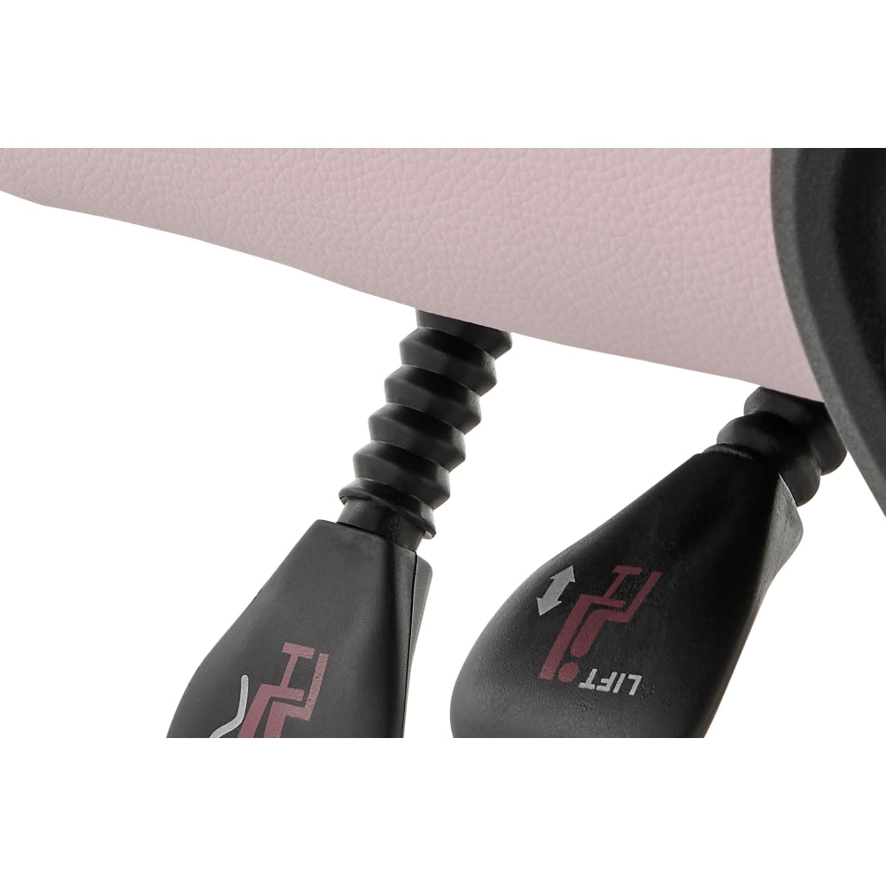 Tempest PU Leather Office Computer Work Task Gaming Chair - Pink/White Pink Fast shipping On sale