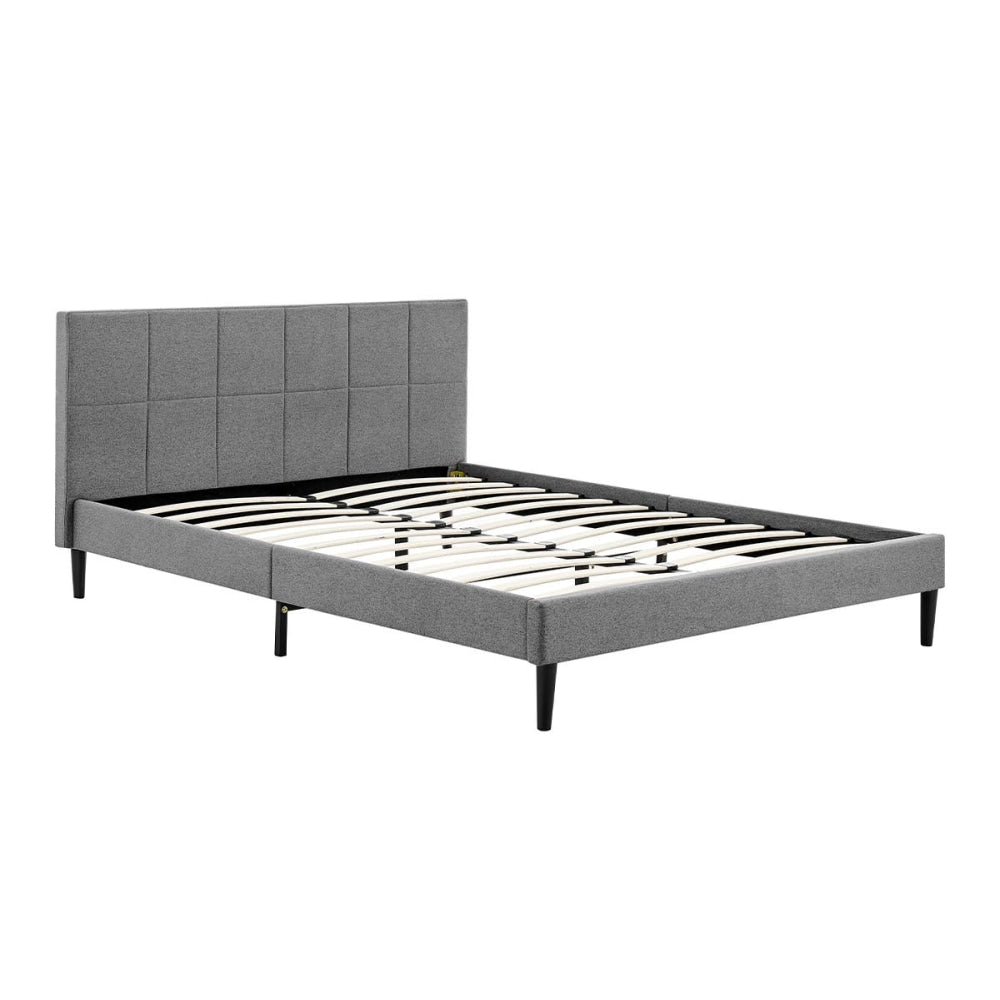 Theodore Bed Frame - Charcoal Double Fast shipping On sale