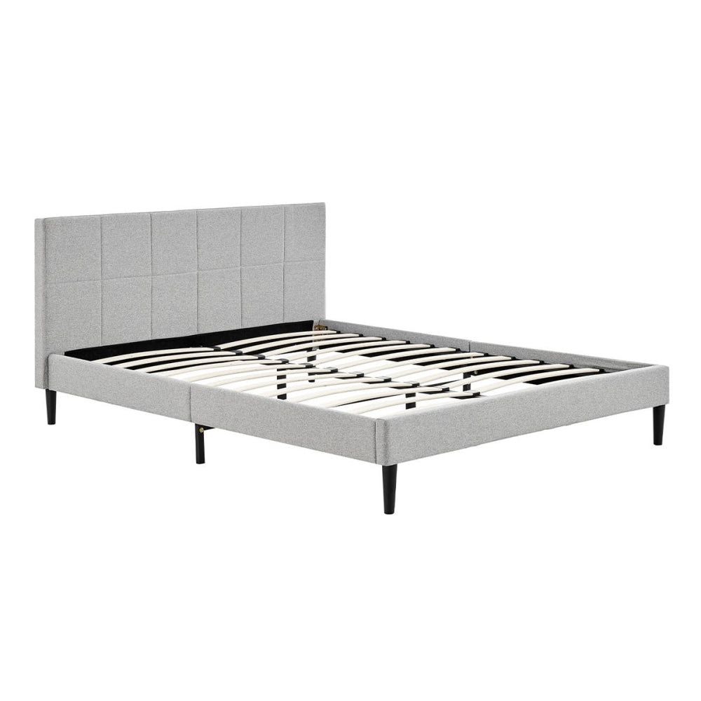 Theodore Bed Frame - Grey Double Fast shipping On sale