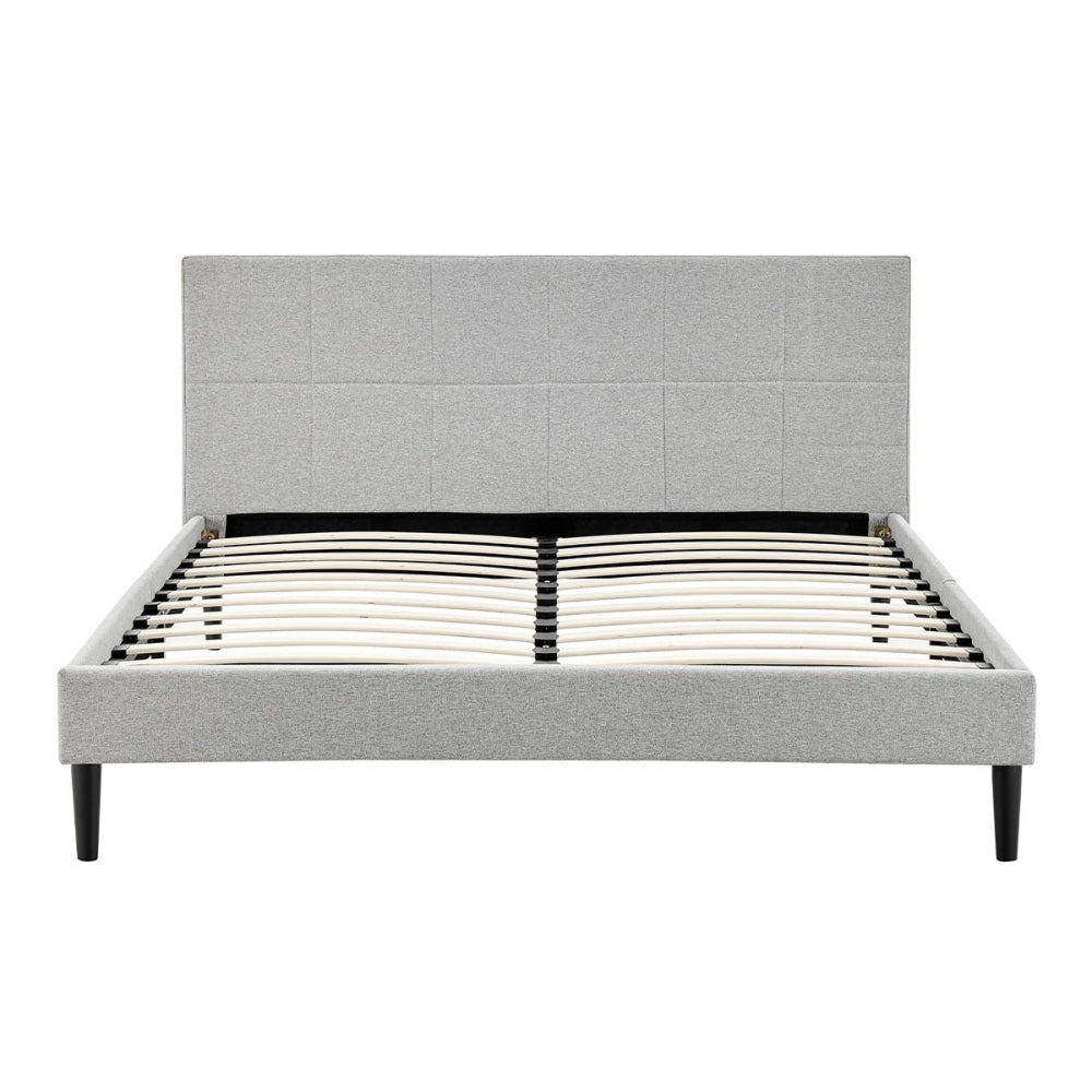 Theodore Bed Frame - Grey Double Fast shipping On sale