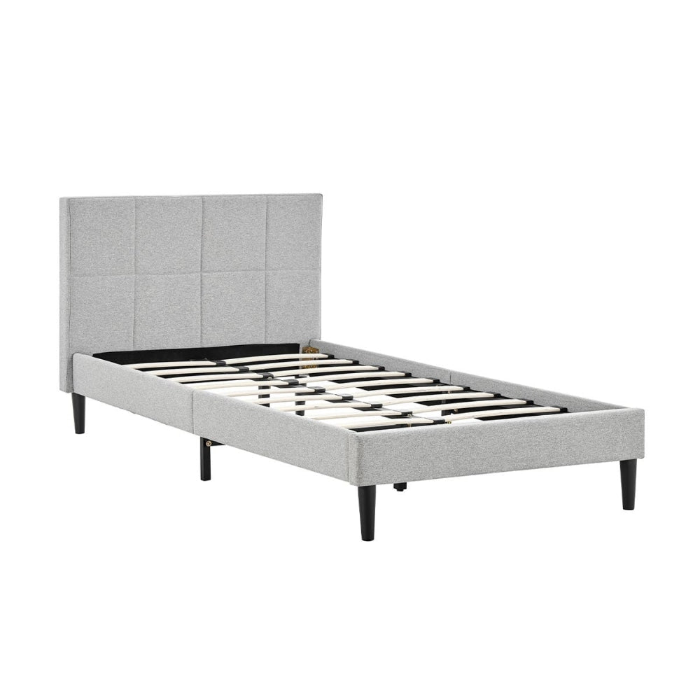 Theodore Bed Frame - Grey Single Fast shipping On sale