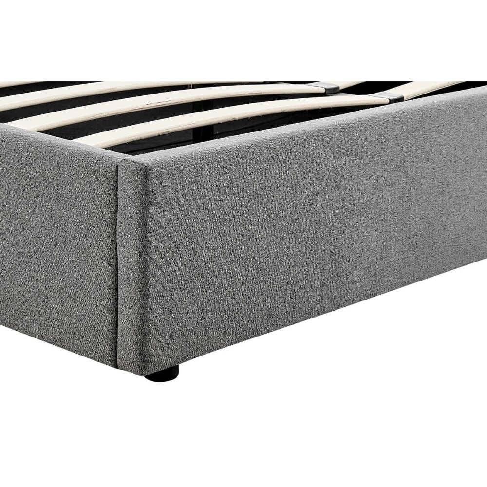 Theodore Gas Lift Bed Frame - Double Charcoal Fast shipping On sale