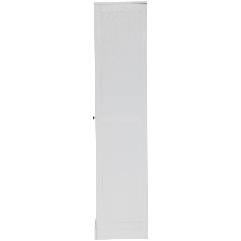 Tivoli 1-Door Multi Purpose Cupboard 5-Tier Shelves Storage Cabinet Tallboy - White Fast shipping On sale