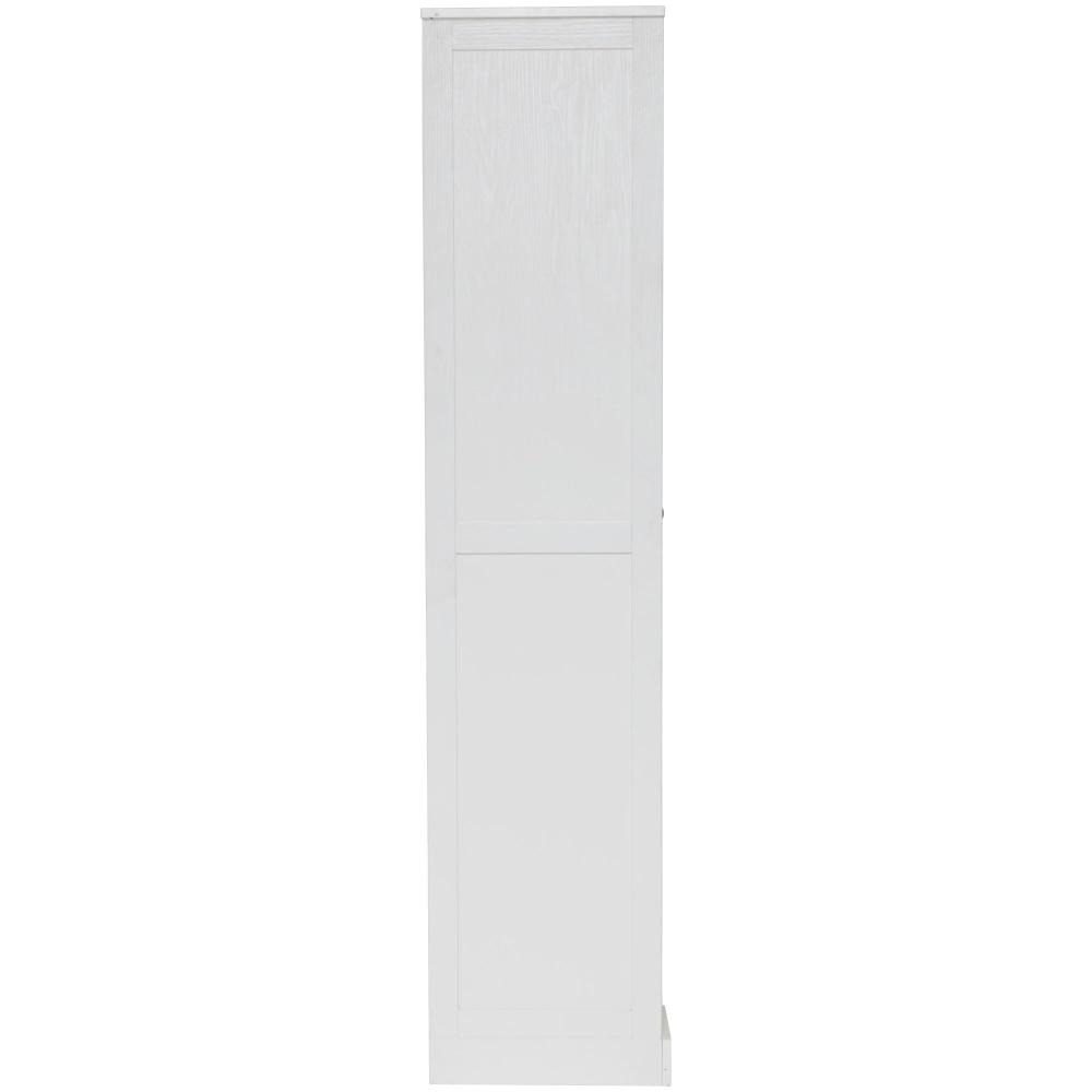 Tivoli 2-Door Broom Multipurpose Cupboard Storage Cabinet Tallboy - White Fast shipping On sale