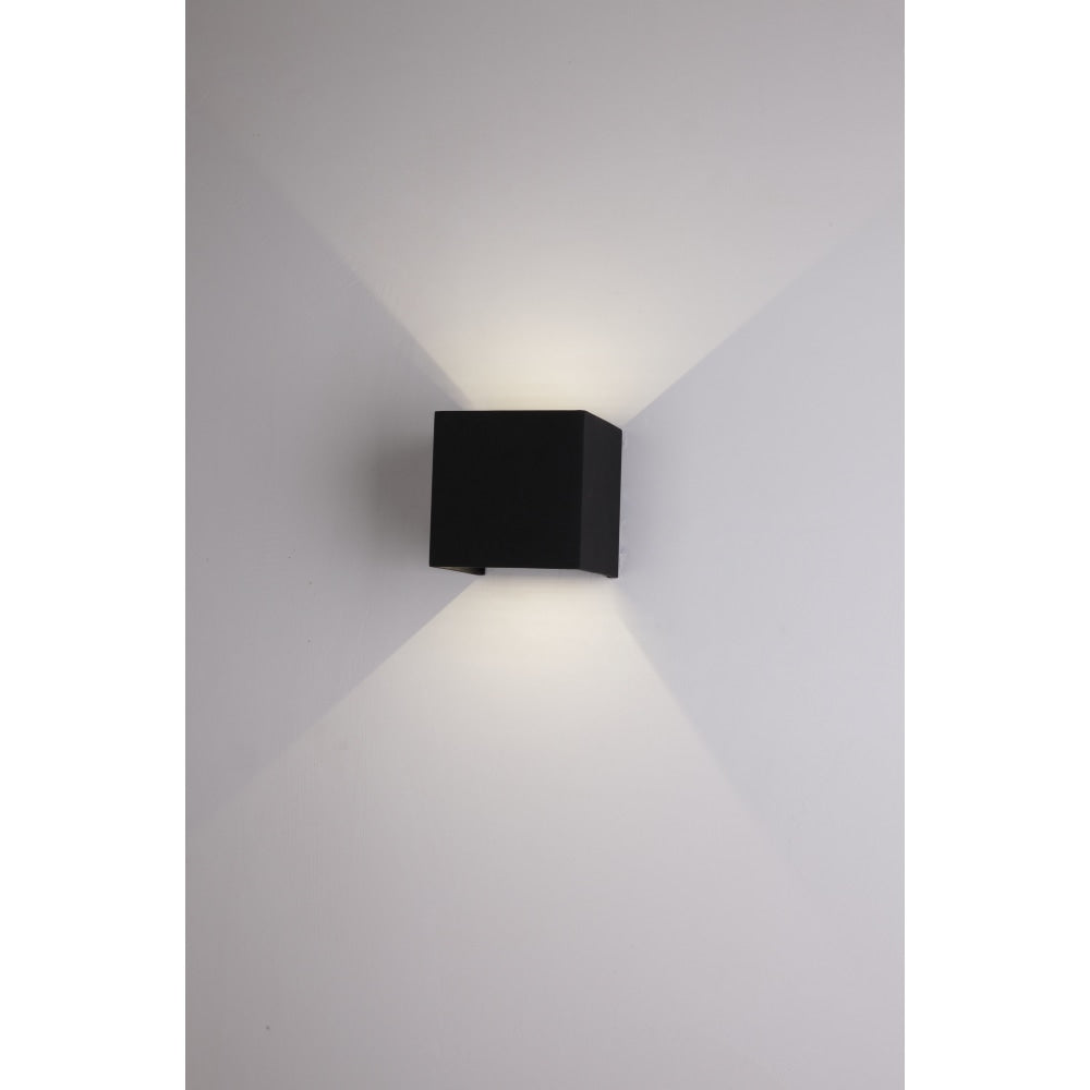 TOCA Wall Light Surface Mounted 6.8W Square Black 3000K IP54 with Adjustable Lens Covers 408LM Lamp Fast shipping On sale