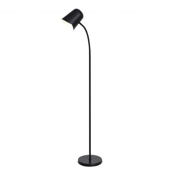 Torry Flexible Reading Slim Standing Floor Lamp - Black Fast shipping On sale