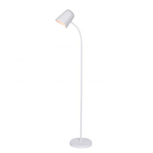 Torry Flexible Reading Slim Standing Floor Lamp - White Fast shipping On sale