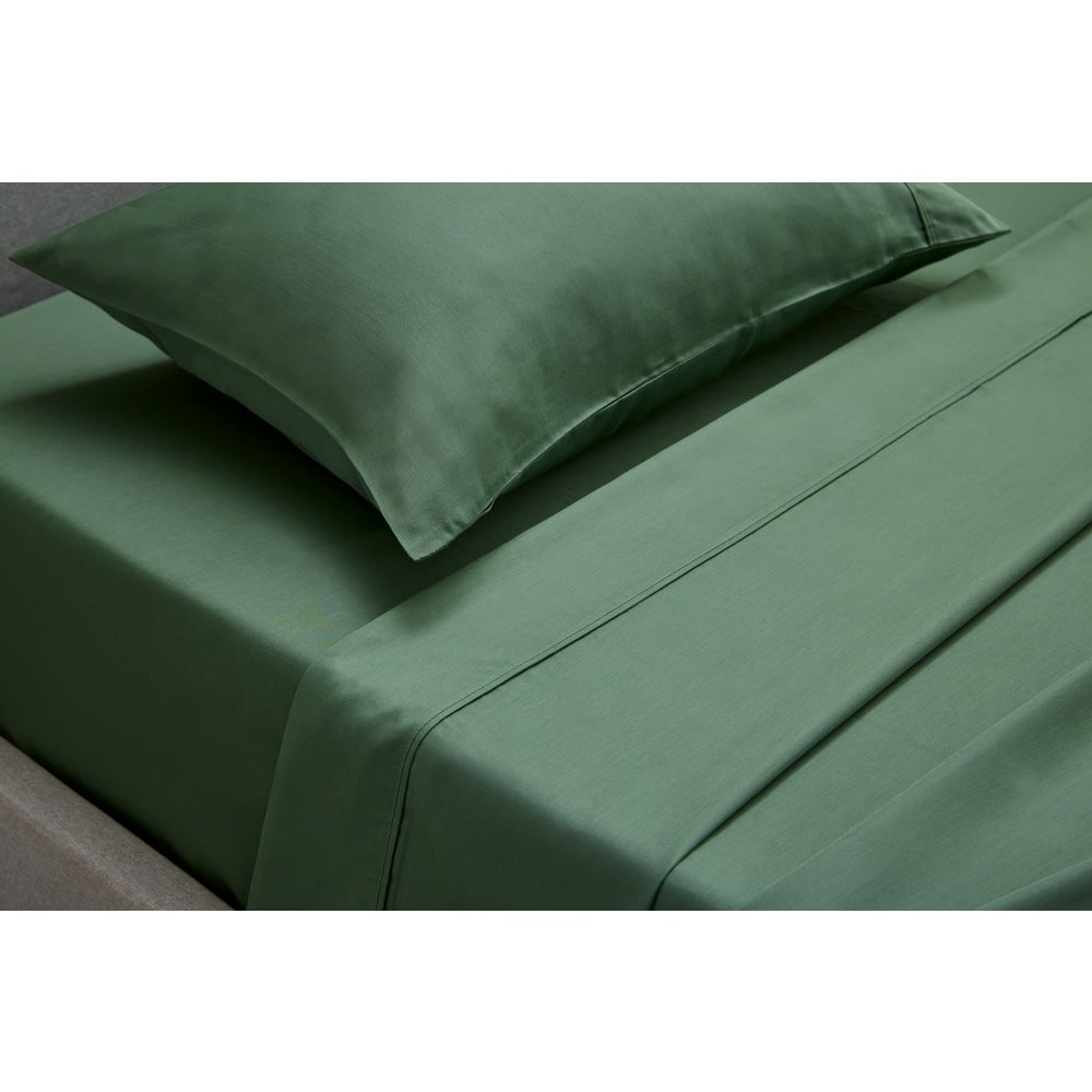 Trafalgar 1200TC Cotton Rich Bed Sheet Set - Sage King Fast shipping On sale