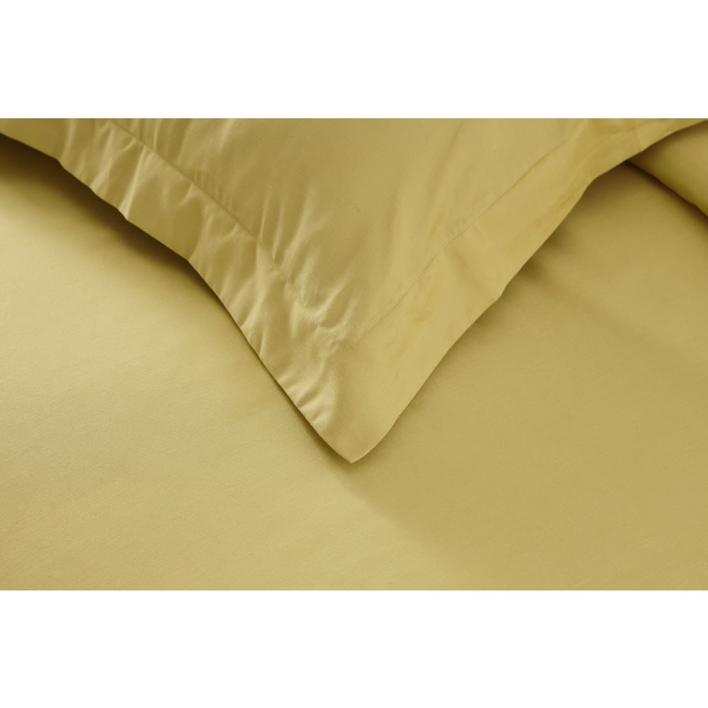 Trafalgar 1200TC Cotton Rich Quilt Cover Set - Honey King Fast shipping On sale