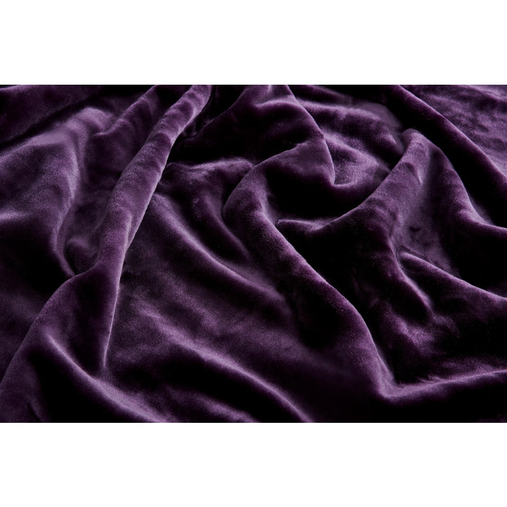 Trafalgar Plush Mink Blanket - Orchid Queen/King Fast shipping On sale