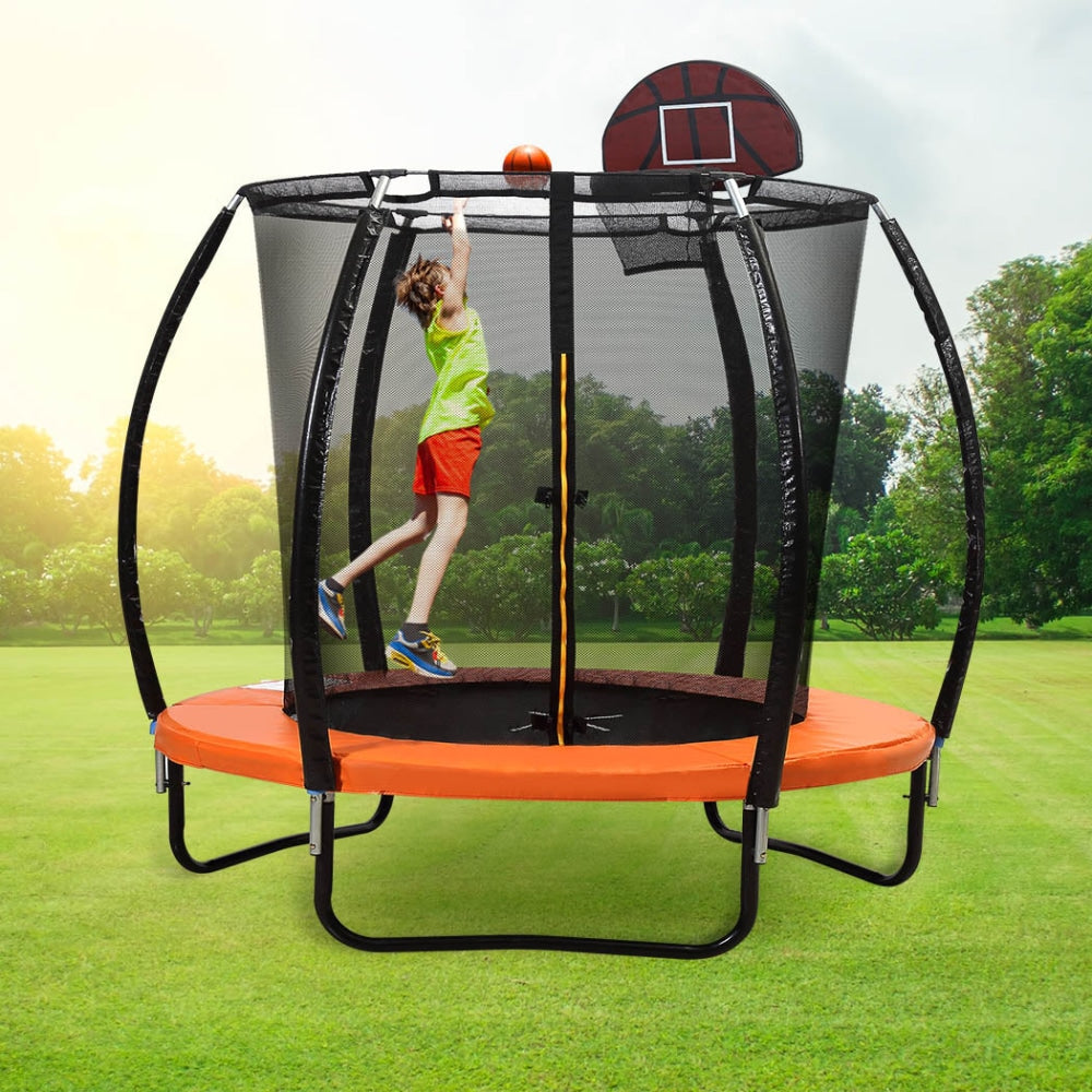 Trampoline Round Trampolines Mat Springs Net Safety Pads Cover Basketball 6FT Sports & Fitness Fast shipping On sale