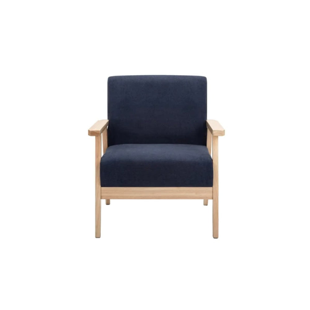 Tucson Fabric Accent Lounge Relaxing Armchair - Navy Chair Fast shipping On sale