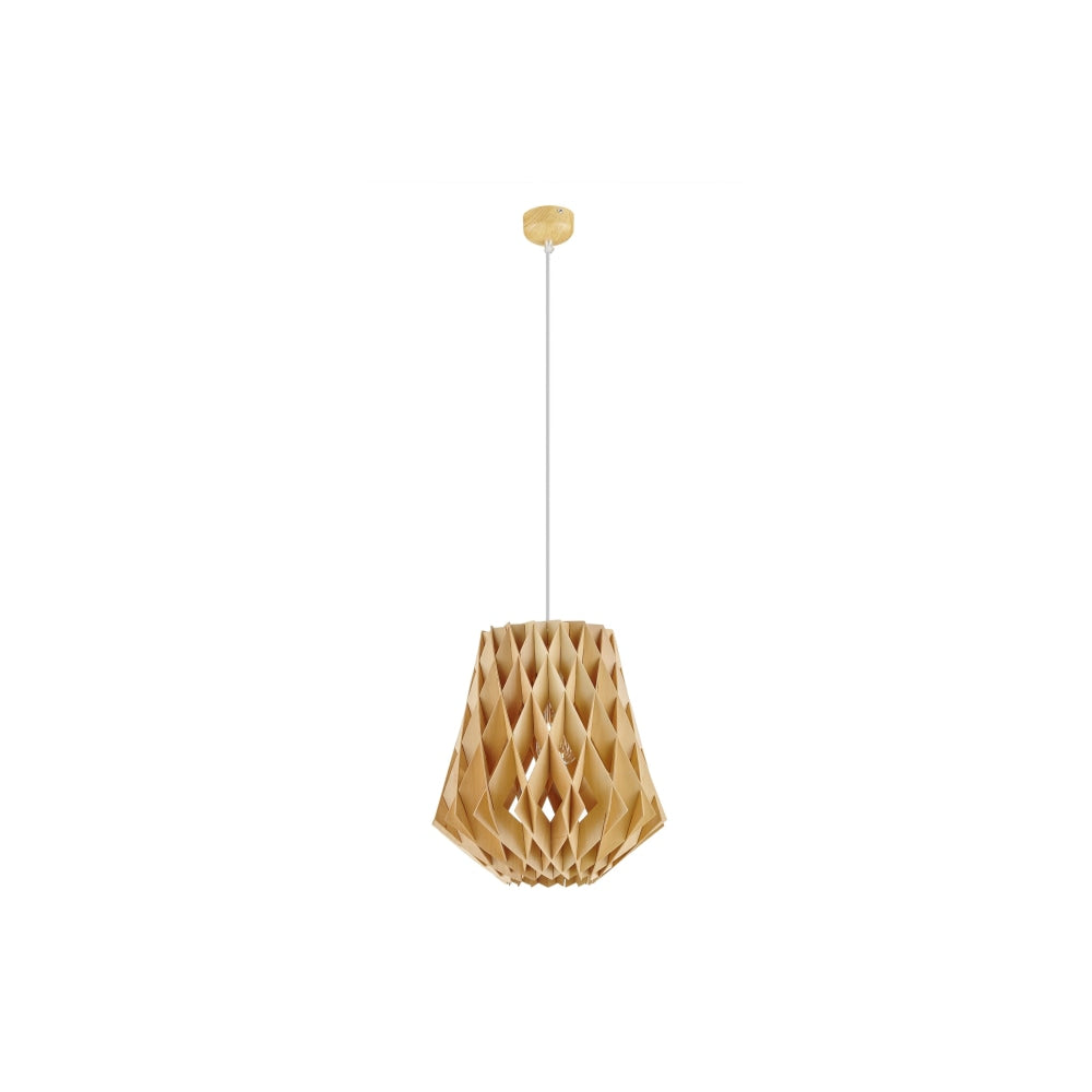 Tuukka Halonen Pilke Replica Tall Wooden Geometric Pendant Lamp Light - Natural Fast shipping On sale
