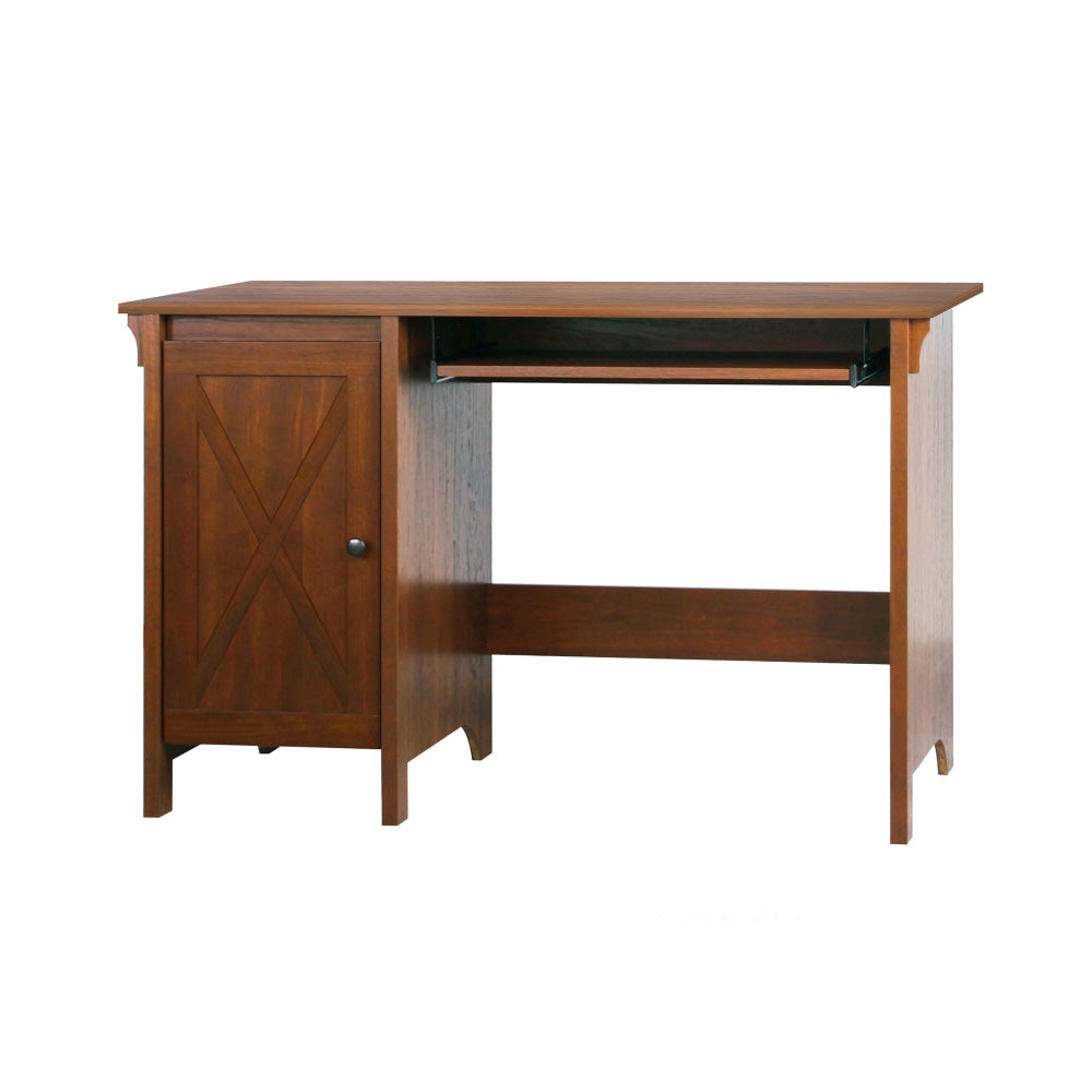 Tyann Study Writing Office Computer Desk 120cm - Cherry Fast shipping On sale