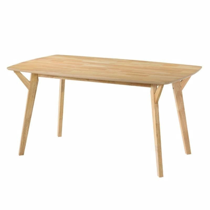 Tyrell 6 Seater Dining Table - 150cm - Light Oak Fast shipping On sale