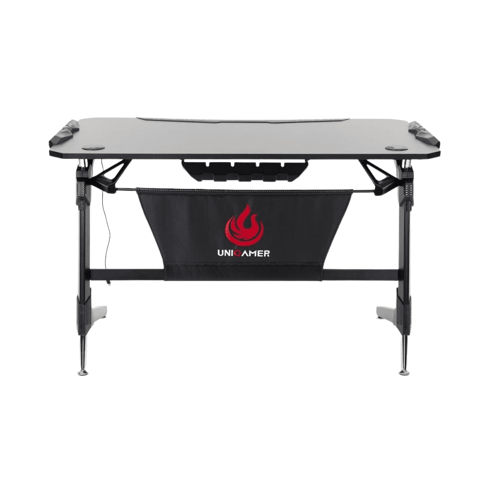 Unigamer RGB Gaming Working Office Desk - Black Fast shipping On sale