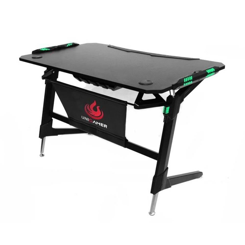 Unigamer RGB Gaming Working Office Desk - Black Fast shipping On sale