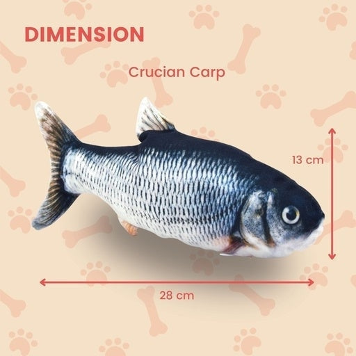 USB Electric Fish Toy Crucian Carp Pet Cat Rechargeable Cares Fast shipping On sale