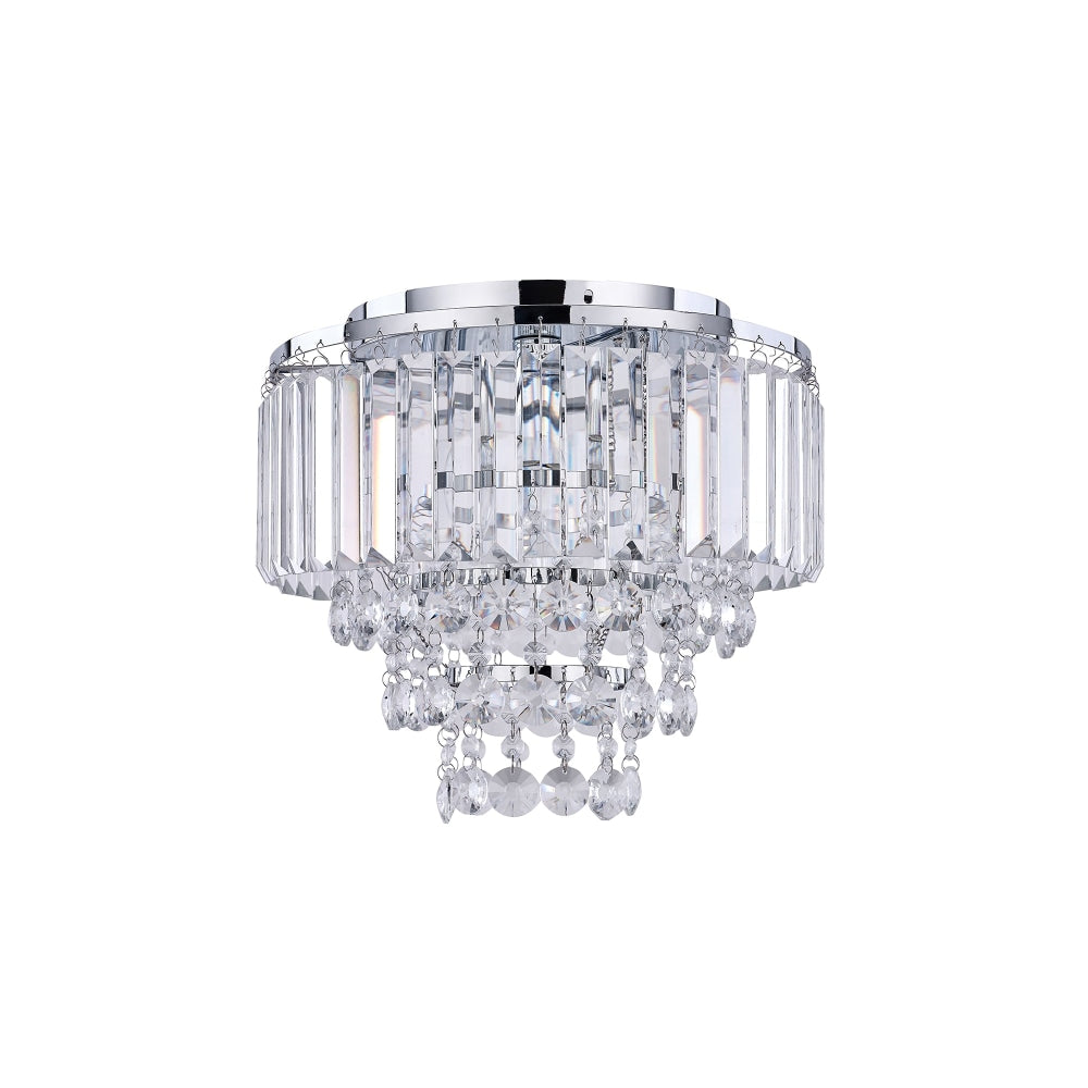 Valent Modern Crystal Ceiling Lights Lamp Chrome Light Fast shipping On sale