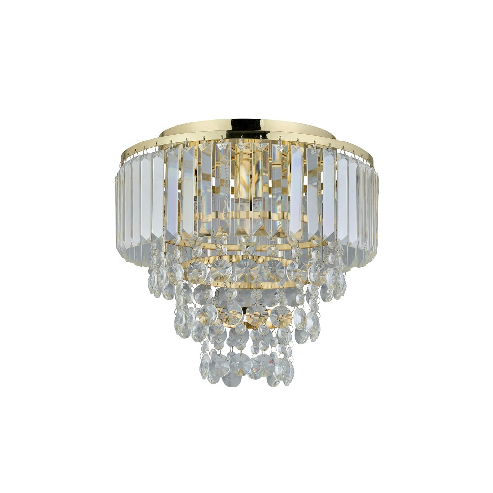 Valent Modern Crystal Ceiling Lights Lamp Gold Light Fast shipping On sale