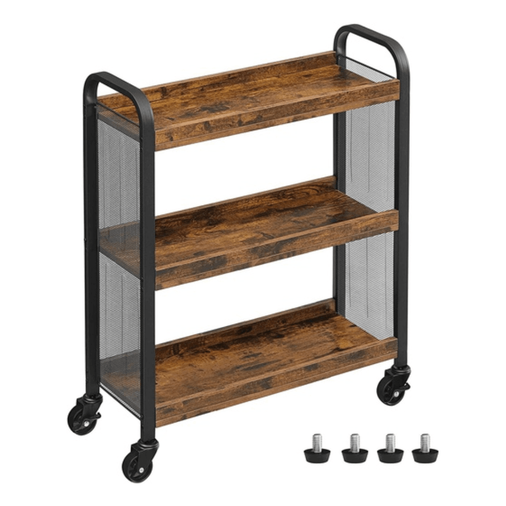 Vasagle Kitchen Trolley Utility Cart with Universal Castors Fast shipping On sale