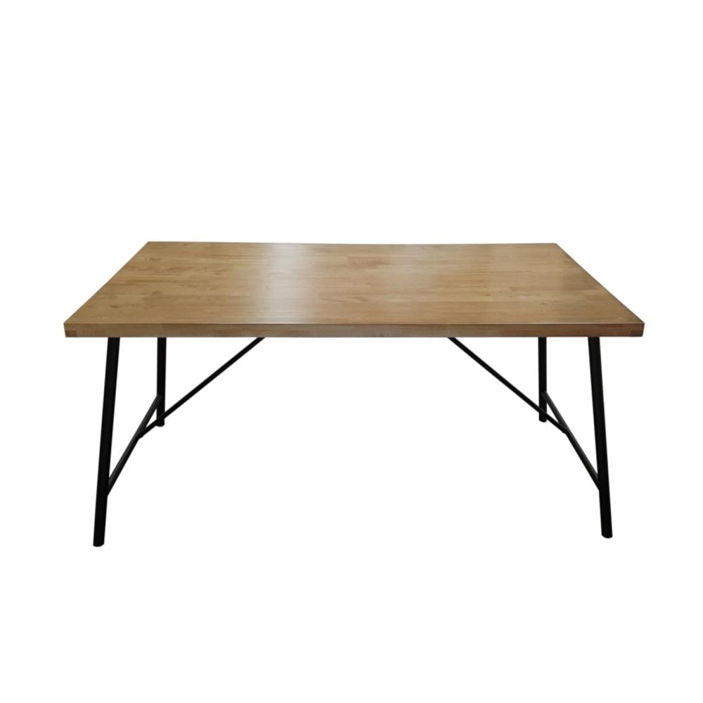 Vegas Rectangular Dining Table 1.6m - Maple Fast shipping On sale