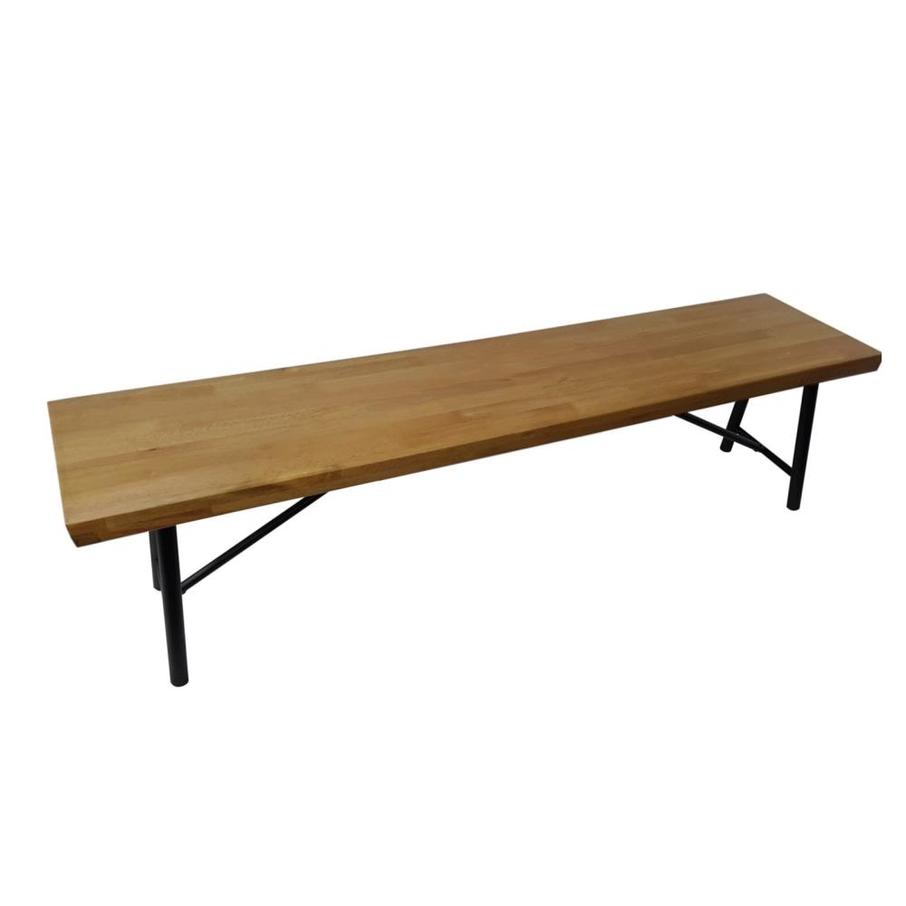 Vegas Rectangular Wooden Dining Bench 1.6m - Maple Chair Fast shipping On sale