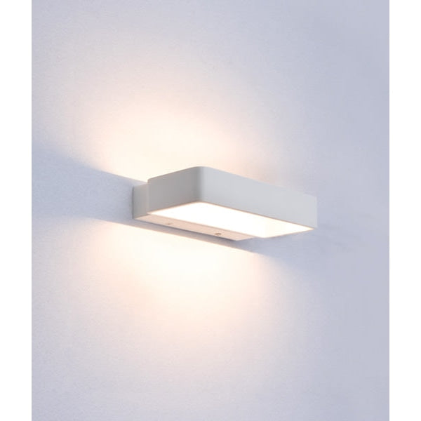 VENICE Wall Light Interior Surface Mounted Up/Down 6W Rectangular Matte White 3000K 615LM Lamp Fast shipping On sale