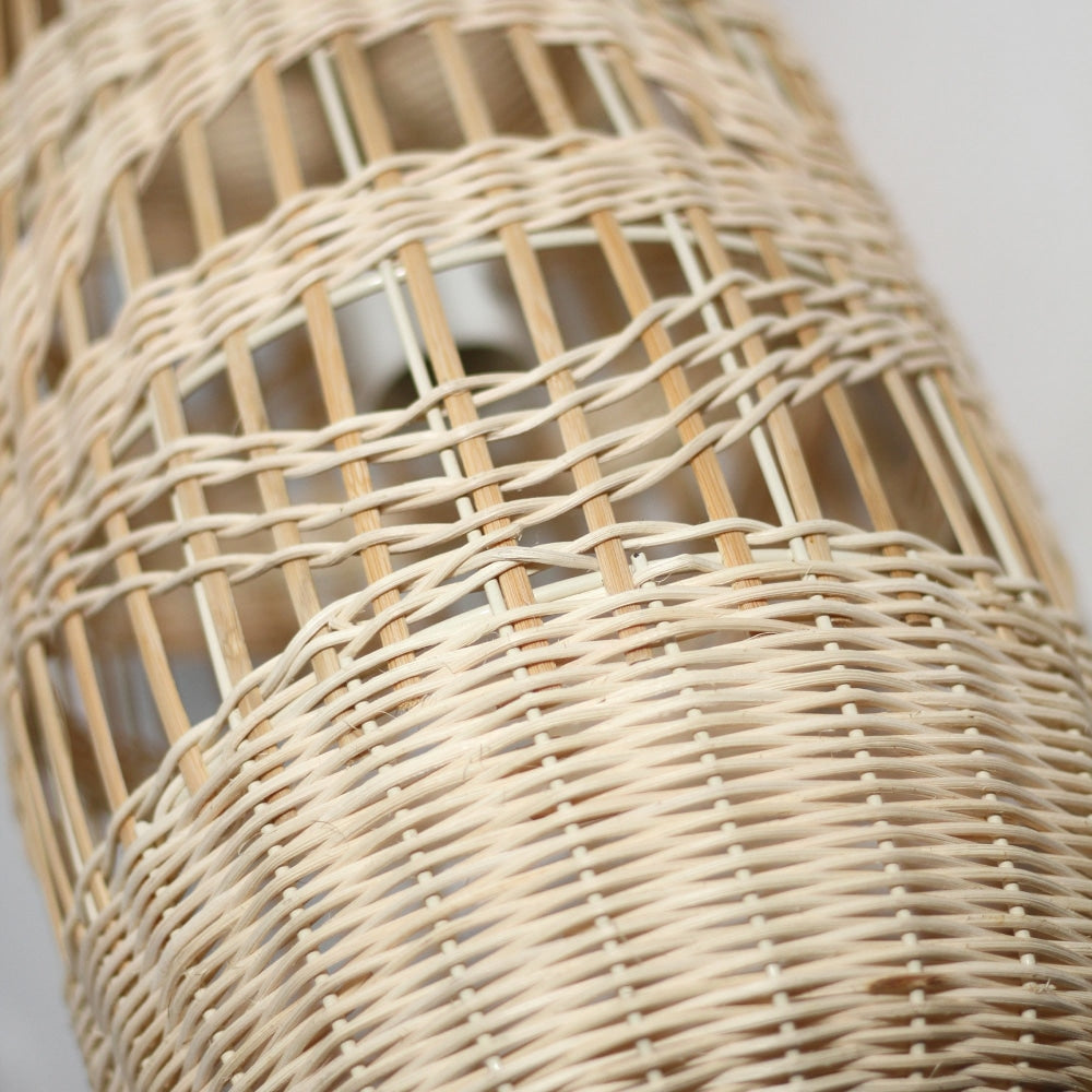 Vera Natural Rattan Woven Basket Pendant Lamp Light Large Fast shipping On sale