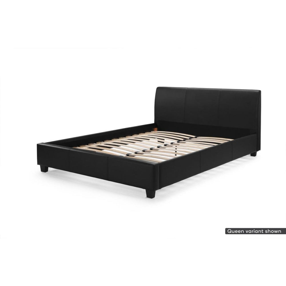 Vernazza Collection Bed Frame - Black Double Fast shipping On sale