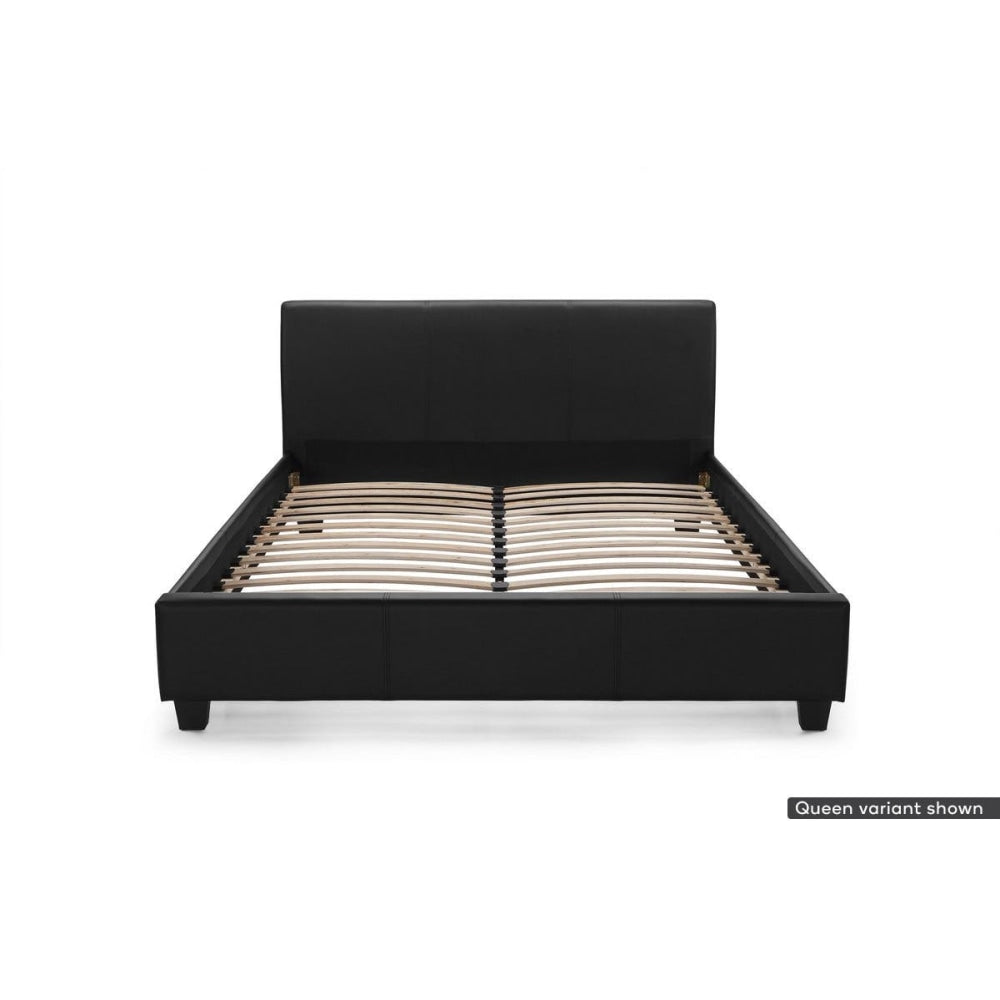 Vernazza Collection Bed Frame - Black Double Fast shipping On sale