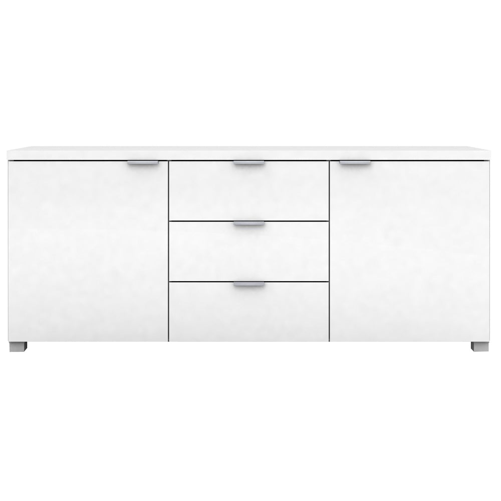 Verona Buffet Sideboard TV Stand Storage Cabinet Cupboard - High Gloss White & Unit Fast shipping On sale