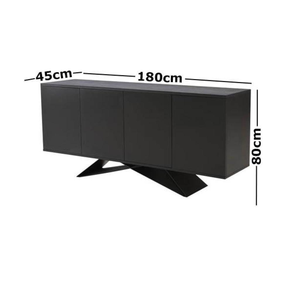 Vertia Sideboard Buffet Unit Storage Cabinet - Shadow Grey & Fast shipping On sale