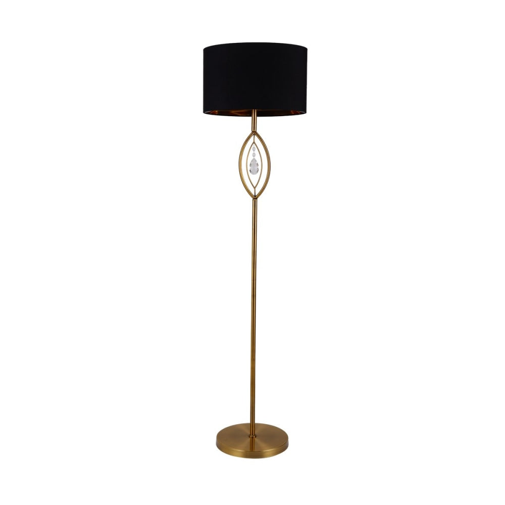 Victor Modern Elegant Free Standing Reading Light - Brass & Black Floor Lamp Fast shipping On sale